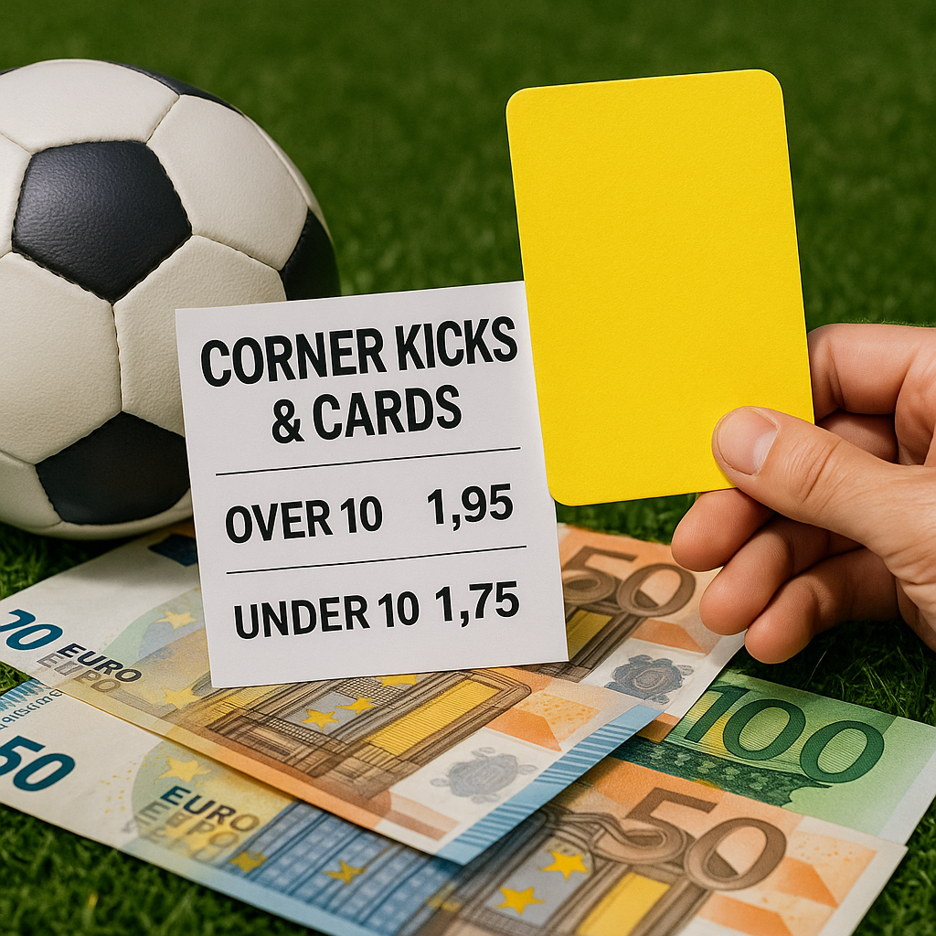 Córners y tarjetas, mercados subestimados que suman ROI