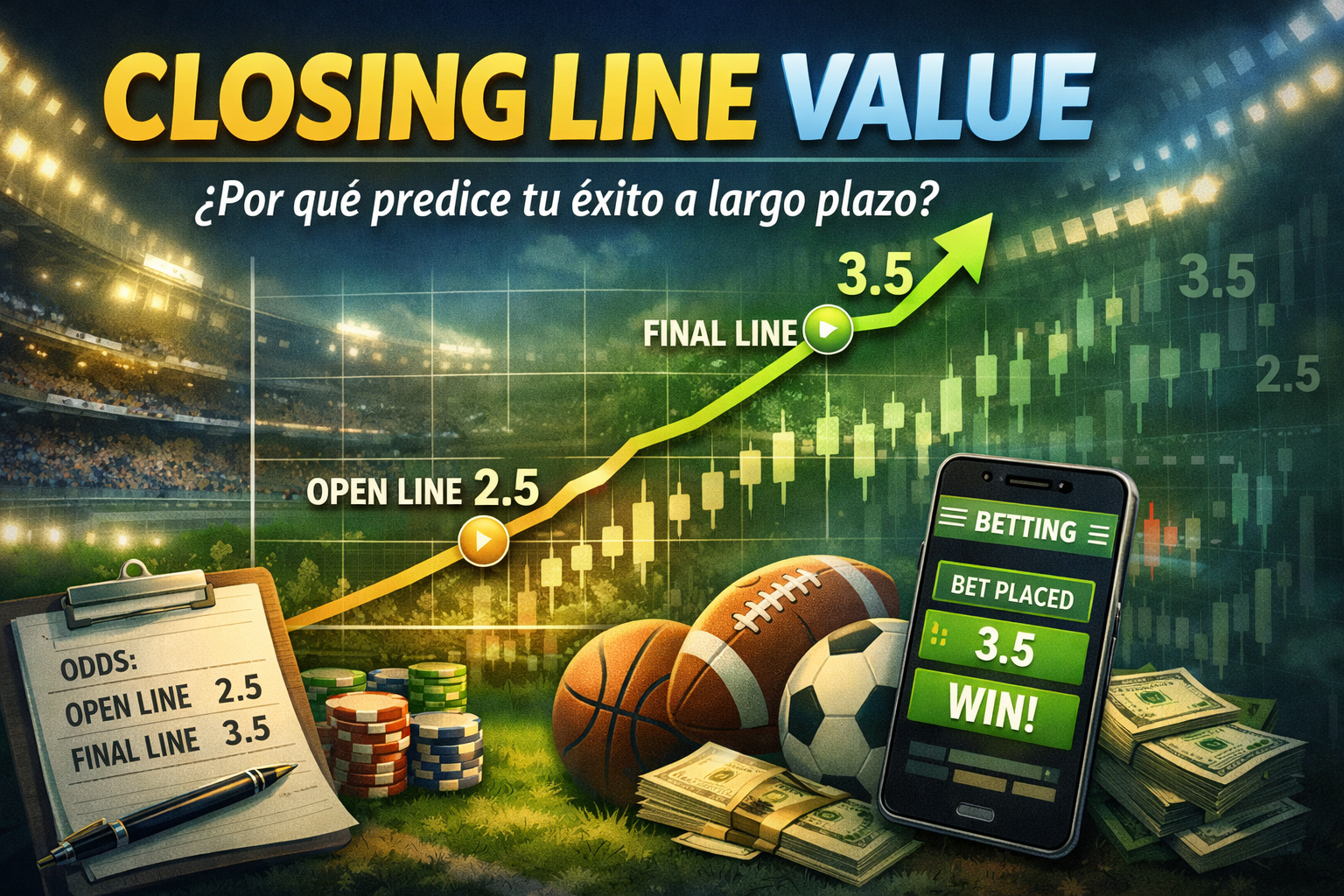 Closing Line Value: por qué predice tu éxito a largo plazo
