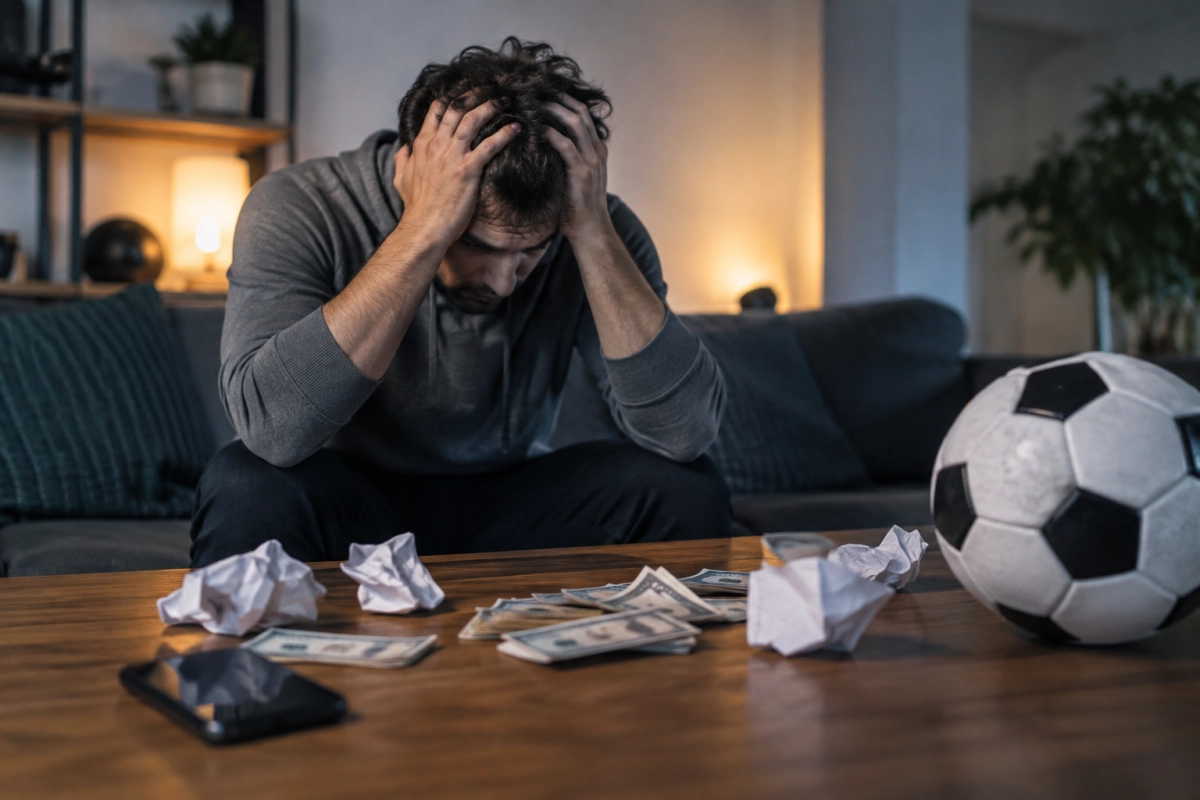 Tilt en Apuestas de Fútbol: Cómo una Racha Negativa Arruina tu Criterio